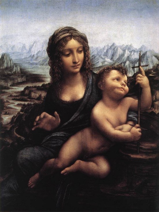 La madone au fuseau - Léonard de Vinci