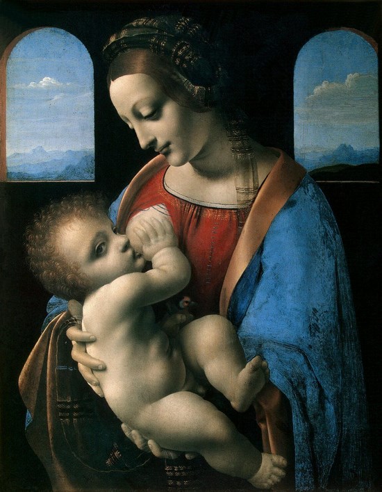 La madone Litta - Léonard de Vinci