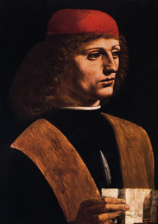 Le musicien - Léonard de Vinci