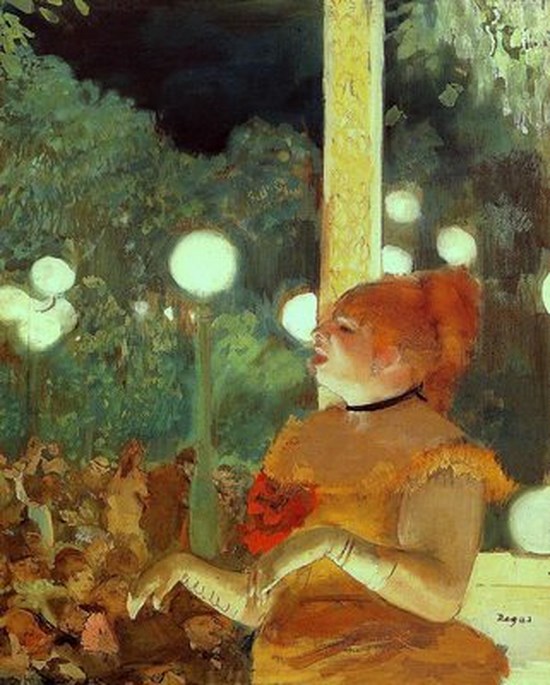 Au Café-concert : La Chanson du chien - Edgar Degas