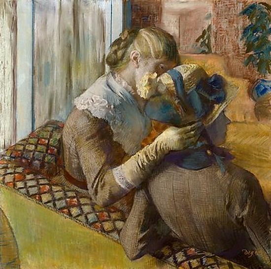 Chez la modiste (MET) - Edgar Degas