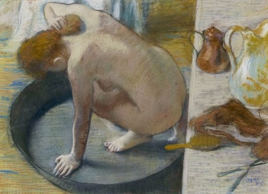 Femme au tub (ou Le Tub) - Edgar Degas