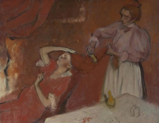 La coiffure - Edgar Degas