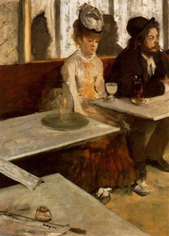 Buveur d'absinthe - Edgar Degas