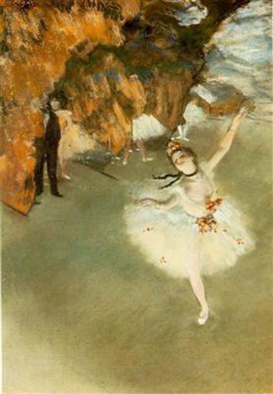 La ballerine en scène - Edgar Degas