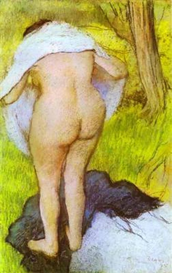Fille se séchant - Edgar Degas
