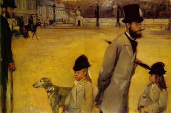 Place de la concorde - Edgar Degas