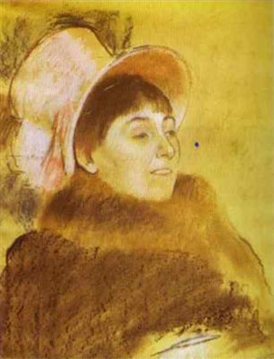Portrait de Madame Dietz-Monnim - Edgar Degas