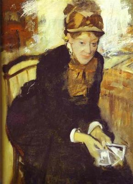 Portrait de Mary Cassat - Edgar Degas