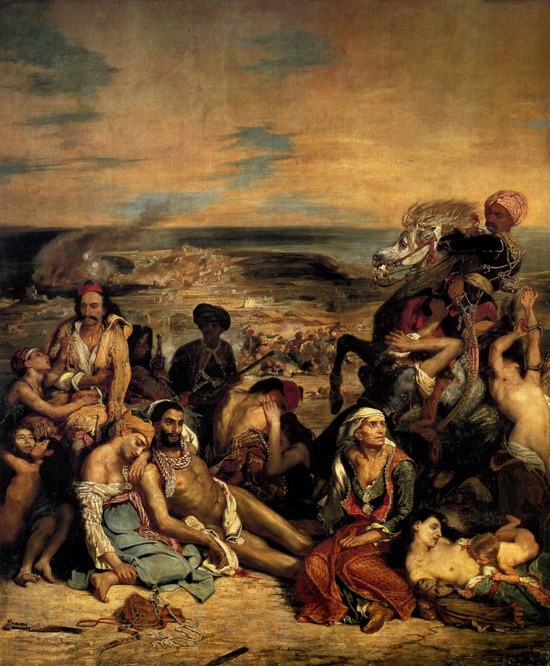 Scène des massacres de Scio - Eugène Delacroix