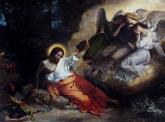 Christ au jardin des oliviers - Eugène Delacroix