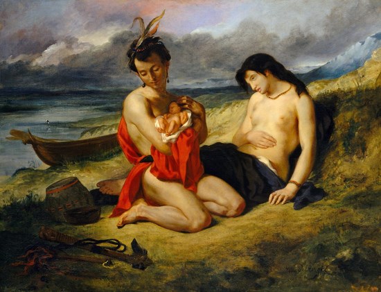 Les Natchez - Eugène Delacroix