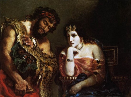 Cléopatre et le paysan - Eugène Delacroix