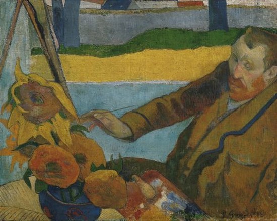Vincent van Gogh peignant des tournesols - Paul Gauguin