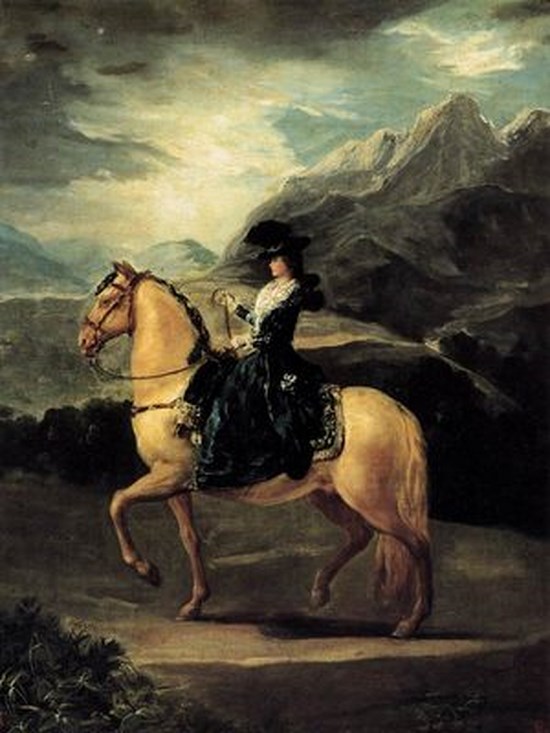 Maria Teresa de Vallabriga à cheval - Francisco Goya