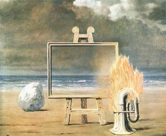 La belle captive - René Magritte