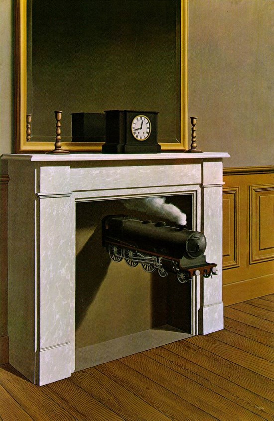 La durée poignardée - René Magritte