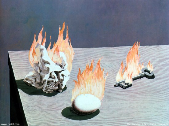 L'échelle de feu - René Magritte