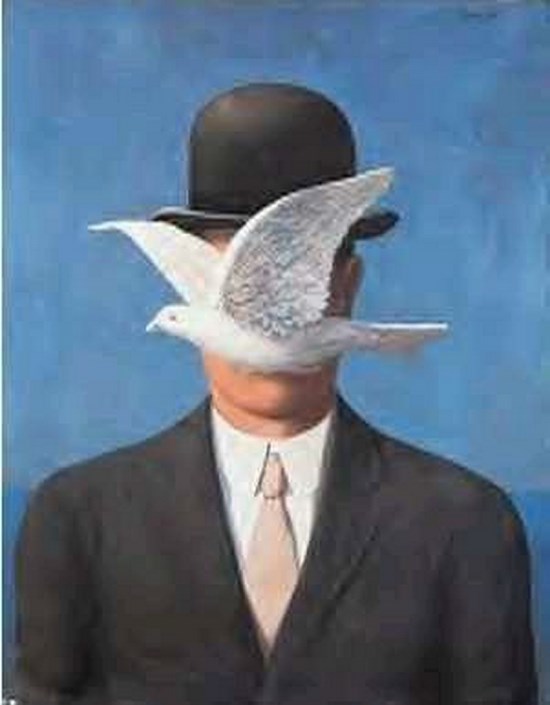 L'homme au chapeau melon - René Magritte