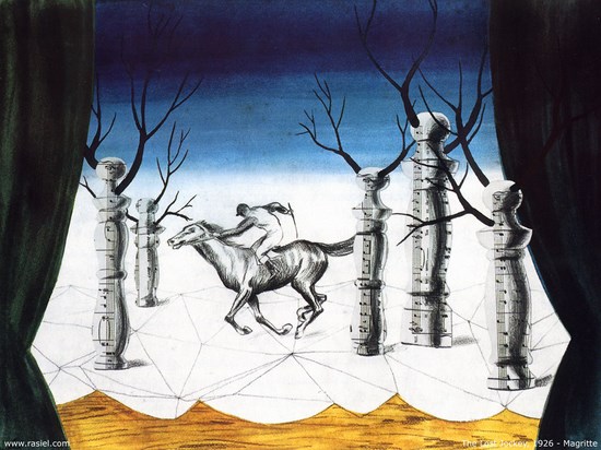 Le Jockey perdu 1 - René Magritte