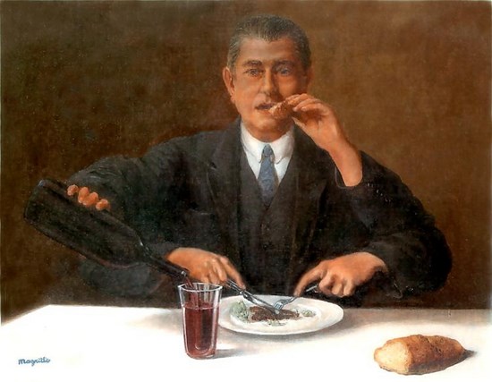 Le sorcier - René Magritte