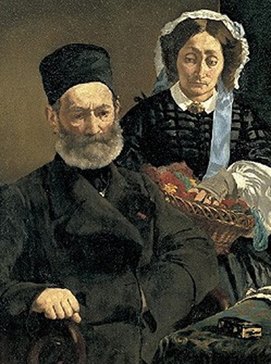 Portrait de Monsieur et Madame Auguste Manet - Edouard Manet