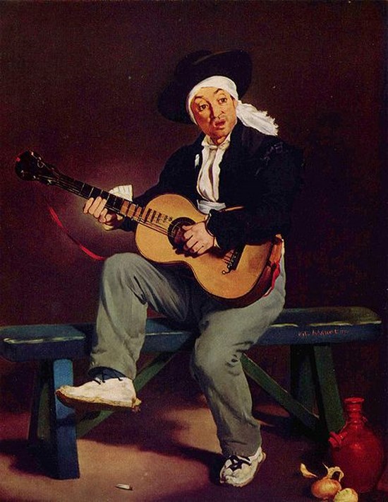 Le chanteur espagnol - Edouard Manet