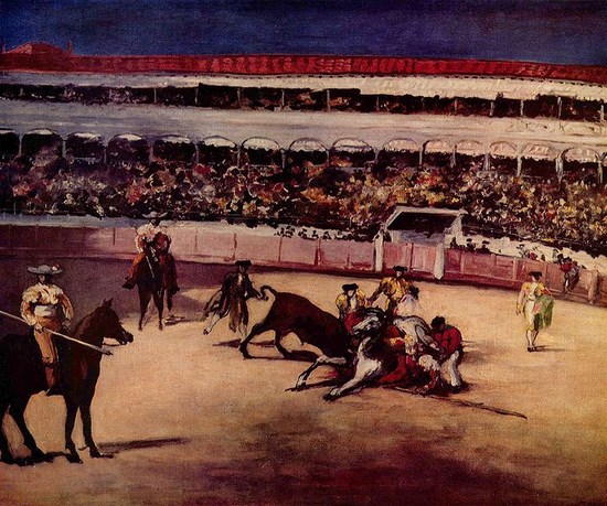 Combat de taureau - Edouard Manet