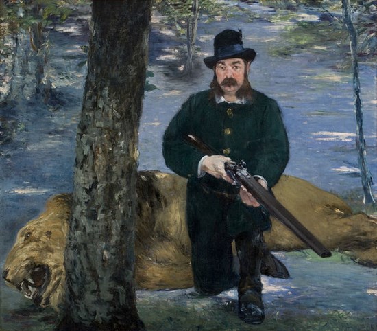 Pertuiset, le chasseur de lion - Edouard Manet