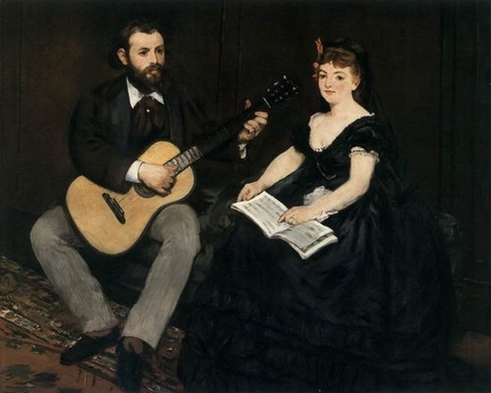 La leçon de musique - Edouard Manet