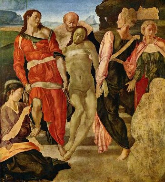 Mise au tombeau - Michel-Ange