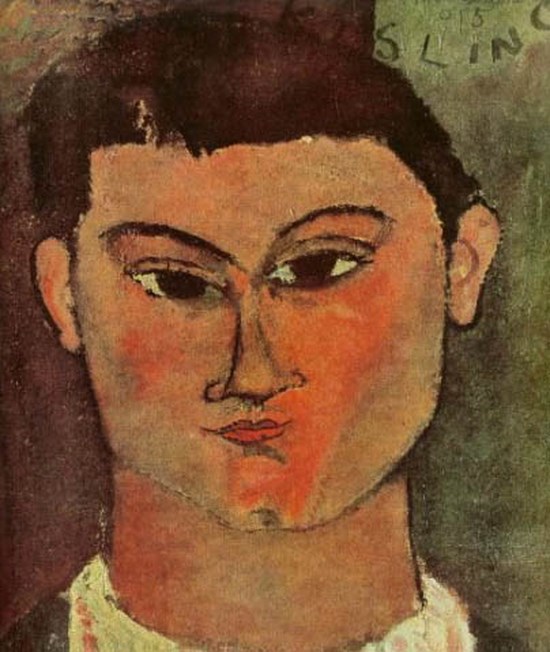 La tête de Kisling - Amedeo Modigliani