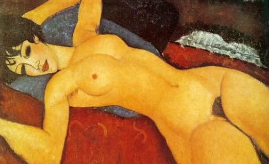 Nu sur un Coussin - Amedeo Modigliani