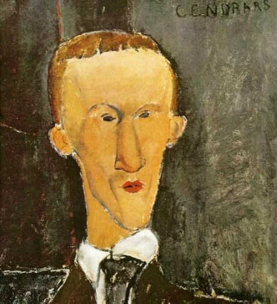 Portrait de Blaise Cendrars - Amedeo Modigliani