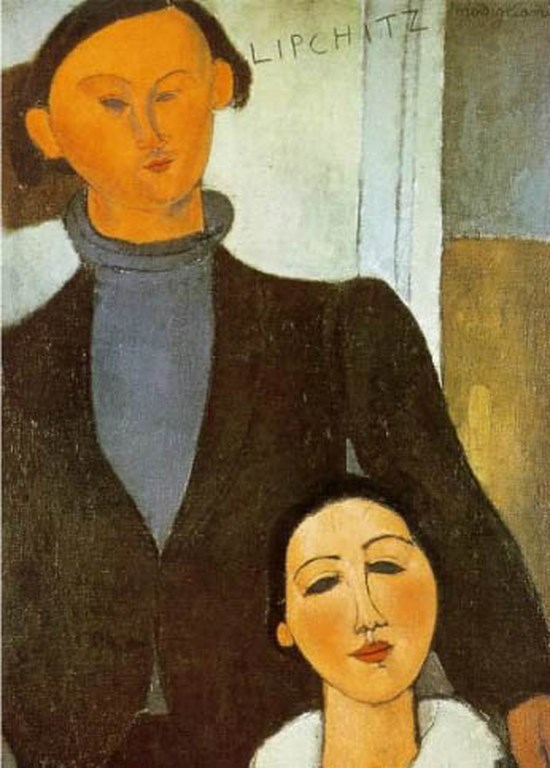 Portrait de Jacques Lipchitz et de sa femme - Amedeo Modigliani