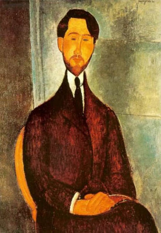 Portrait de Léopold Zborowski - Amedeo Modigliani