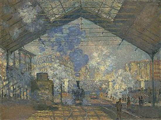 La gare Saint-Lazare - Claude Monet
