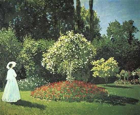 Femme dans le jardin à Argenteuil - Claude Monet