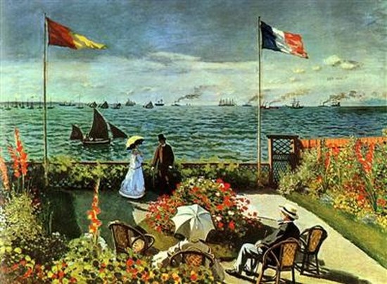 Terrasse à Saint-Adresse - Claude Monet