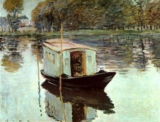 Le bateau-studio - Claude Monet