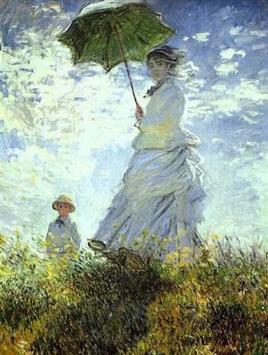 Femme avec parasol - Claude Monet
