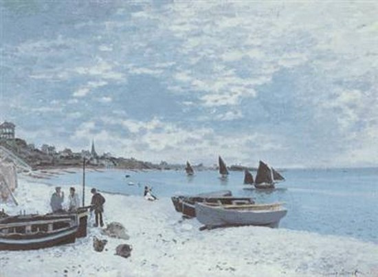 La plage de Saint-adresse - Claude Monet