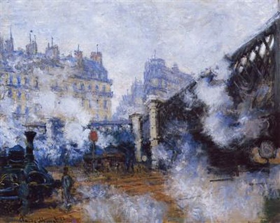 Le pont de l'europe - Claude Monet
