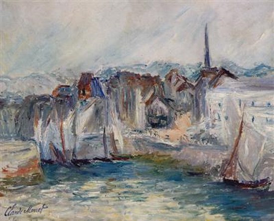 Bateaux Honfleur - Claude Monet
