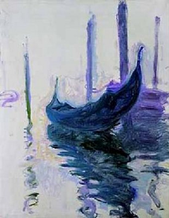 Gondoles à Venice - Claude Monet
