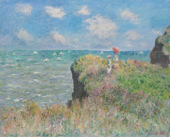 Promenade sur les falaises de Pourville - Claude Monet
