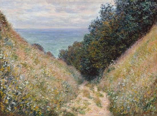 Route à La Cavée, Pourville - Claude Monet
