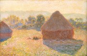 Meules, milieu du jour - Claude Monet