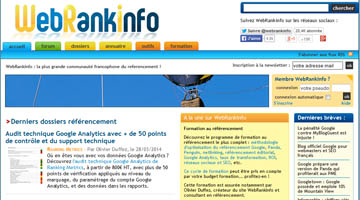 Web Rank Info, la plus grande communauté francophone du referencement