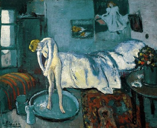 La toilette chambre bleu - Pablo Picasso
